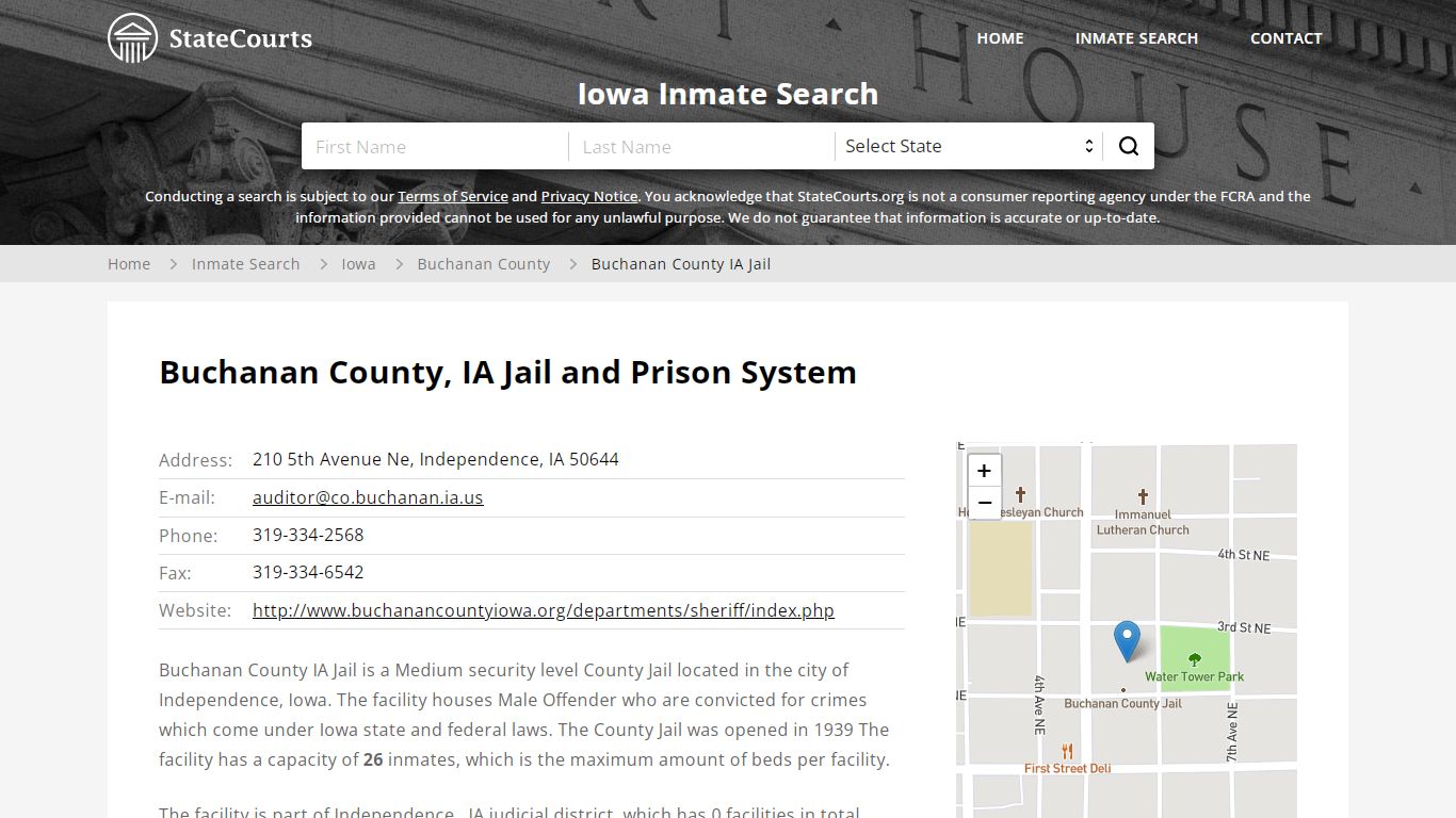 Buchanan County IA Jail Inmate Records Search, Iowa ...