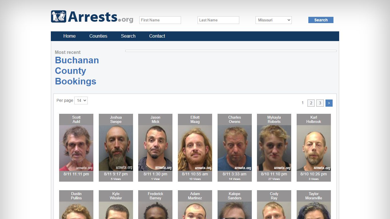 Buchanan County Arrests and Inmate Search